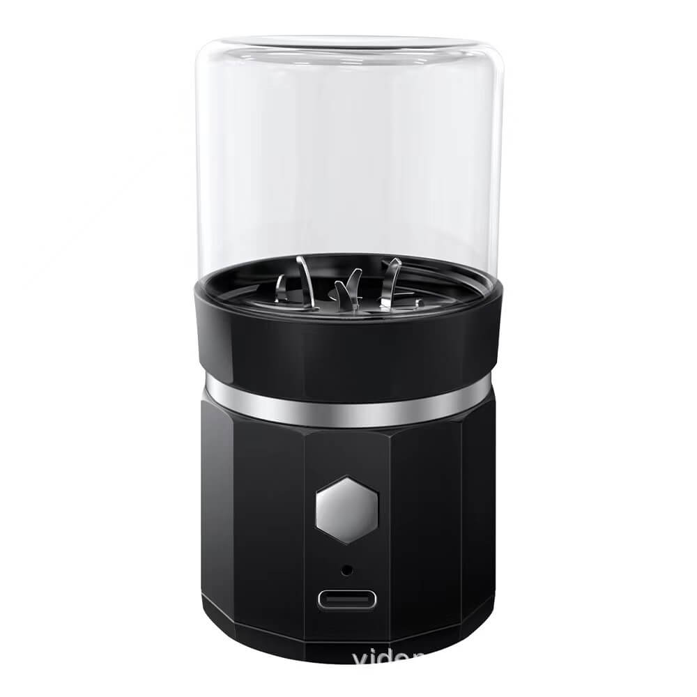 Portable Stainless Steel Glass Electric Herb Grinder - MUXIANG