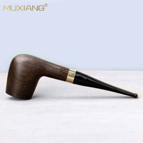 Chinese Old Fashioned Ebony Tobacco Pipe - Image 6