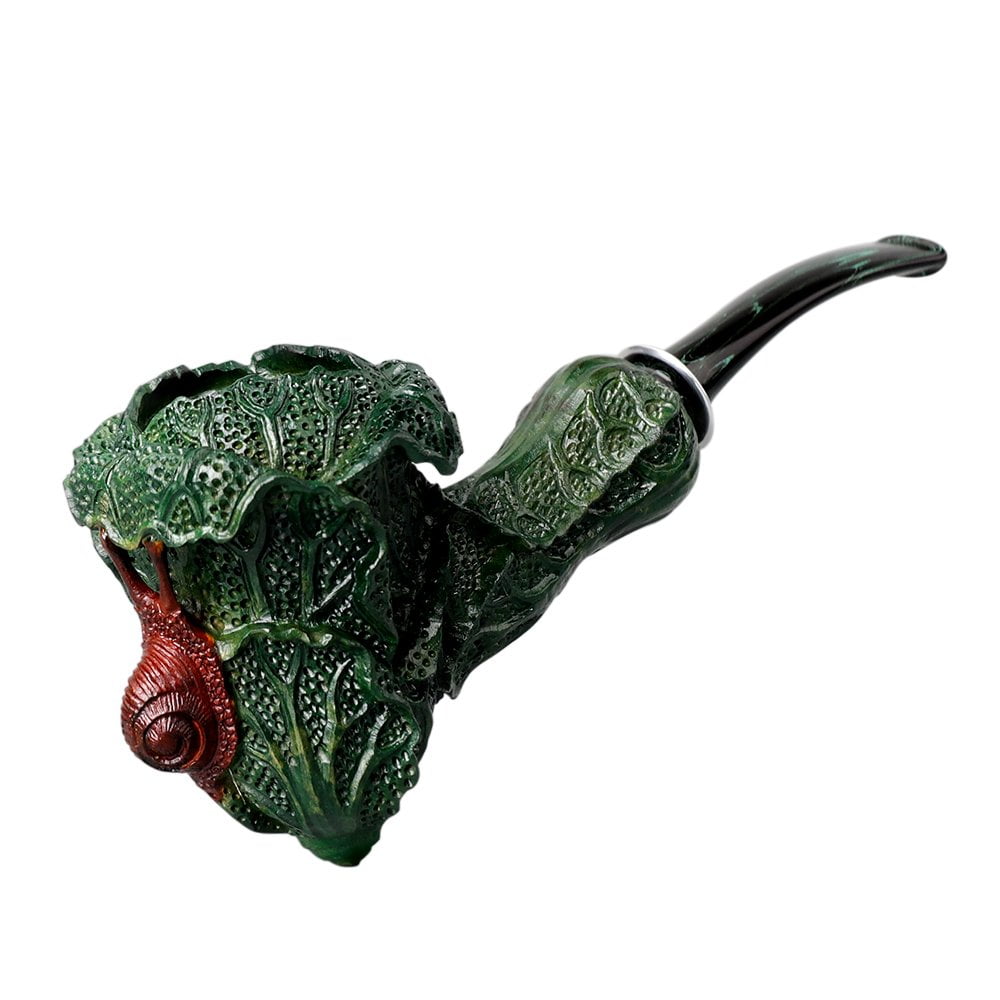 large hand carved novelty tobacco pipe