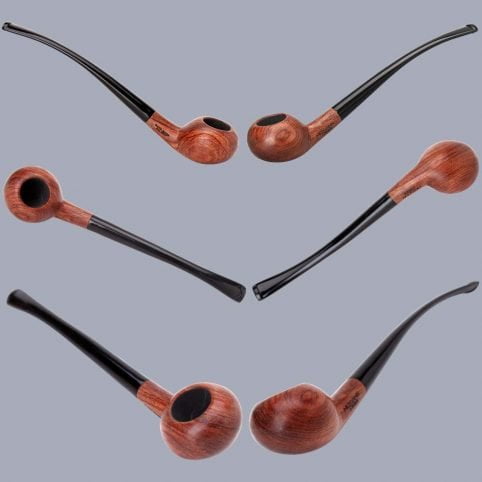 Long Stem Wooden Tobacco Pipes With Long Tobacco Pipe Stand – Bild 5