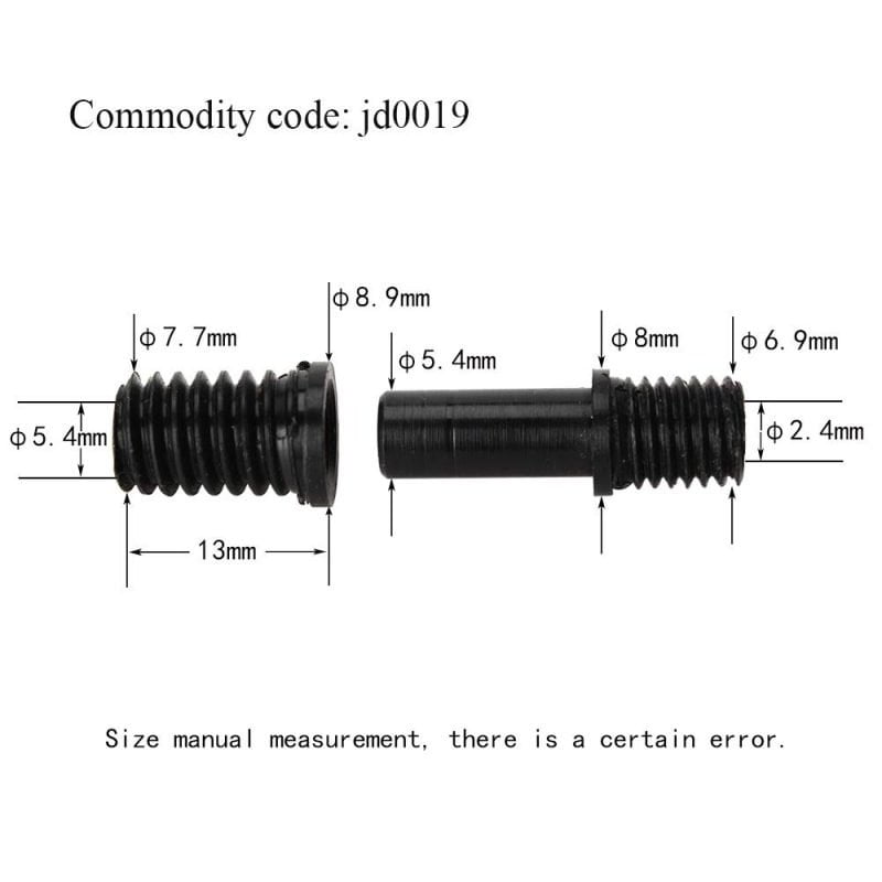 MUXIANG 3 Pcs/lot Black Pipe Tenon