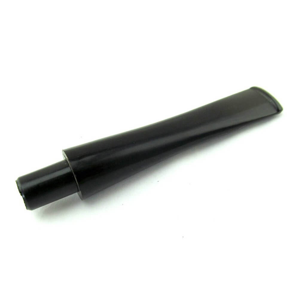Boquilla para pipa de tabaco recta negra de 9mm