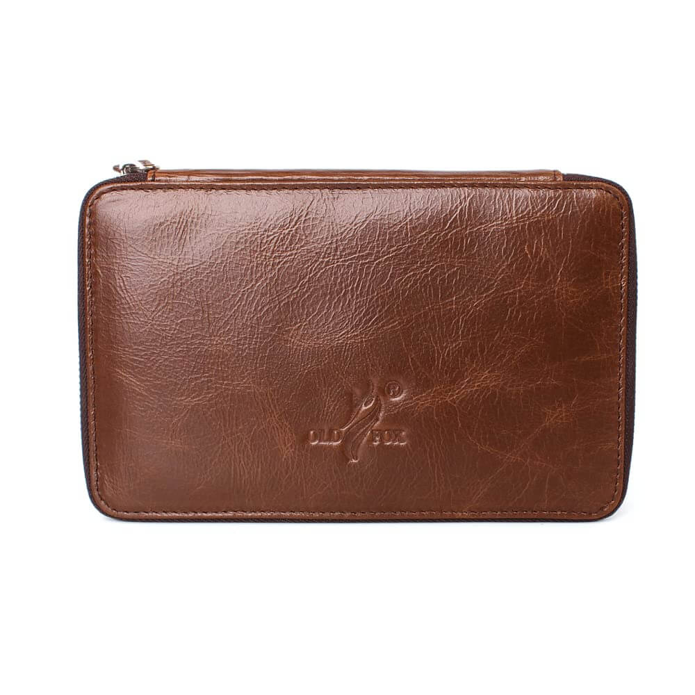 Genuine Leather Cigar Case