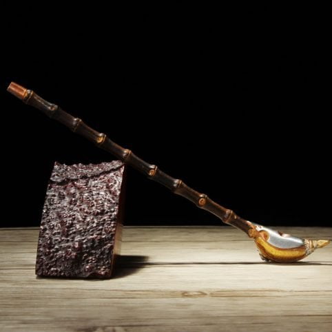 Chinese Ttraditional Black Bamboo Pipes - Image 2