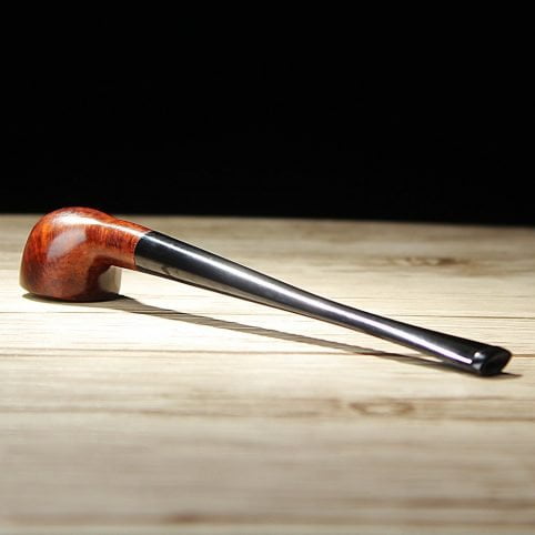 pipa da fumo per tabacco da 14" in radica di legno stile piccone di Churchwarden