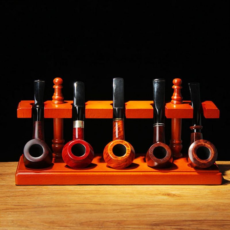 MUXIANG Rosewood 5 Pipe Stands