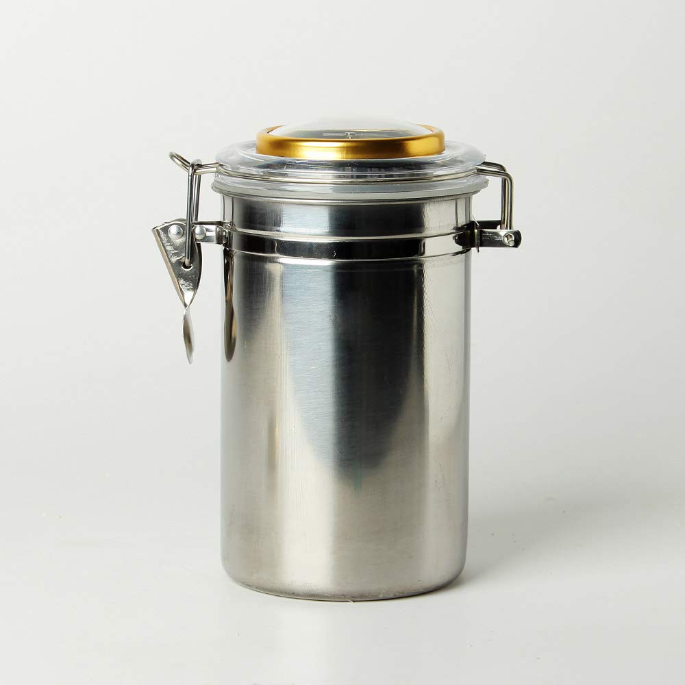 MUXIANG Cigar Humidor Stainless Steel Container Tin