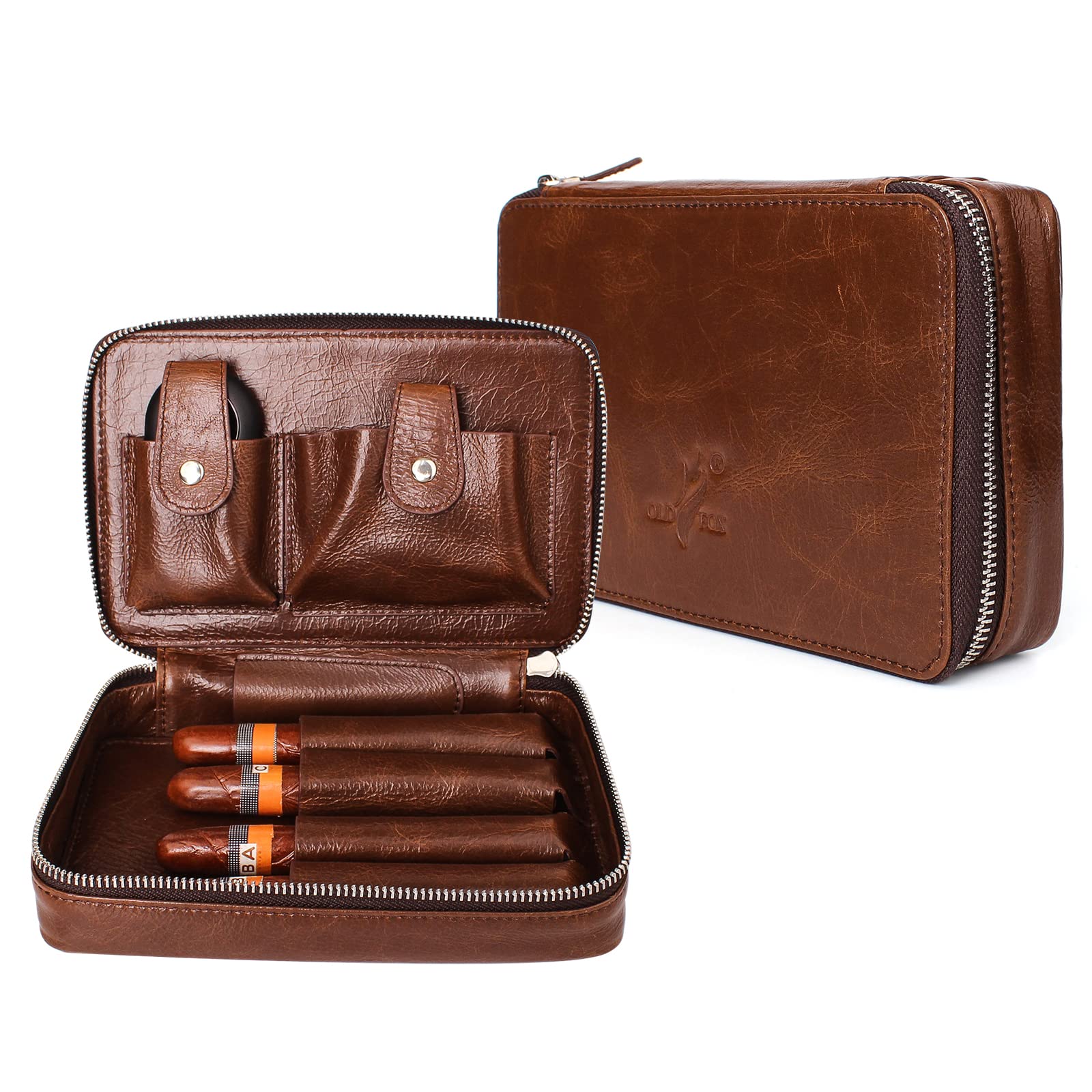 Premium Leather Cigar Case