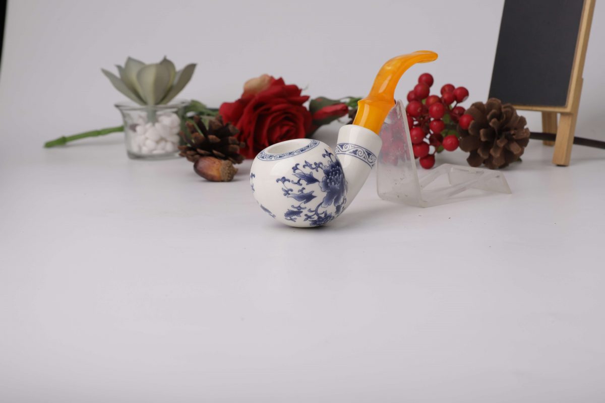 Ceramic smoking pipes