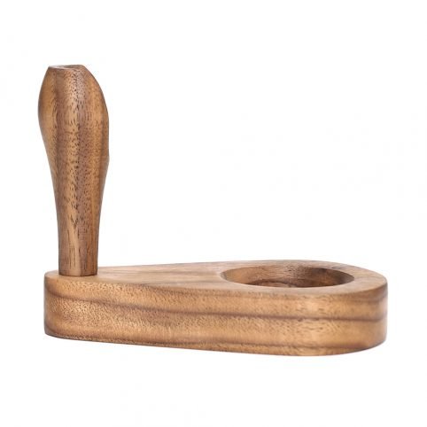 MUXIANG Creative Tobacco Pipe Stand Wooden - Imagem 4
