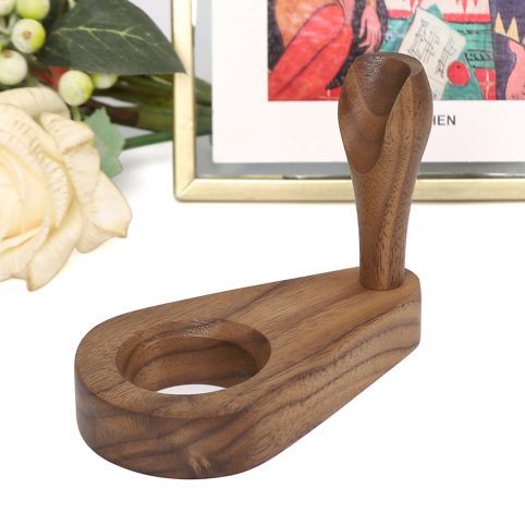 MUXIANG Creative Tobacco Pipe Stand Wooden - Imagem 2