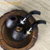 Sherlock Holmes Voll gebogene Briarpfeife