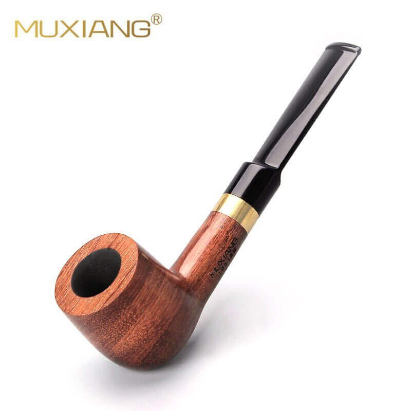 pequeña pipa recta de tabaco Rosewood