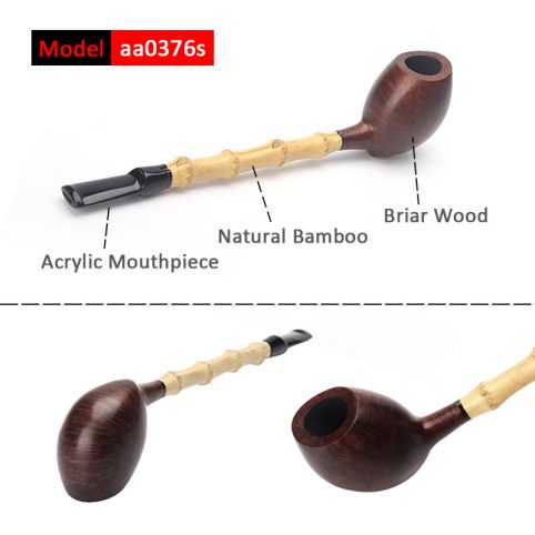 Detachable Briar Wood Smoking Pipes