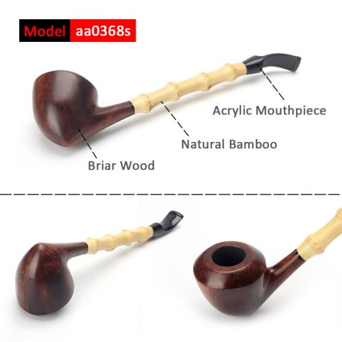 Detachable Briar Wood Smoking Pipes - Imagen 5