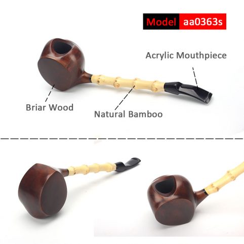 Detachable Briar Wood Smoking Pipes - Imagen 6