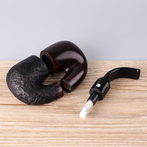 Italy imported briar Oom Paul pipe — изображение 5