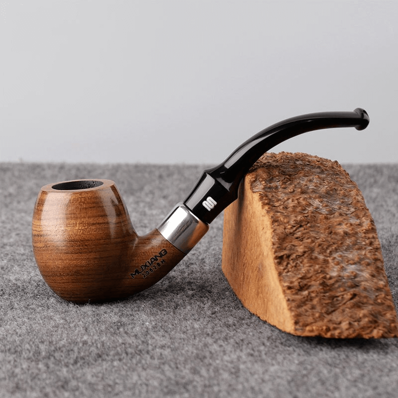 Tobacco Pipe KAF231 Wooden Pipe Sherlock Holmes Pipe Bent Smoking Pipe  Volcano Fathers Day Gift for Men / Personalised Pipe Engraved -  Sweden