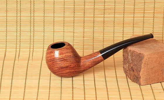 Modern Rosewood Curved Smoking Pipe - MUXIANG Pipe Shop