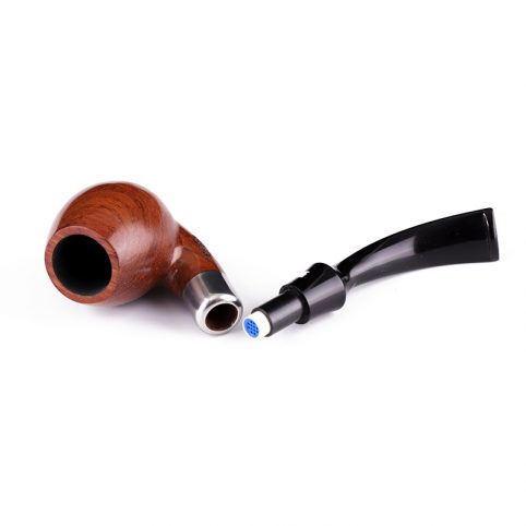 Curved Rose Wood Tobacco Pipe