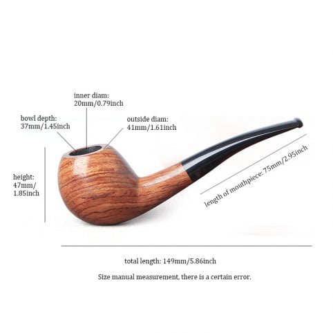 Wooden Smoking Pipe for Weed