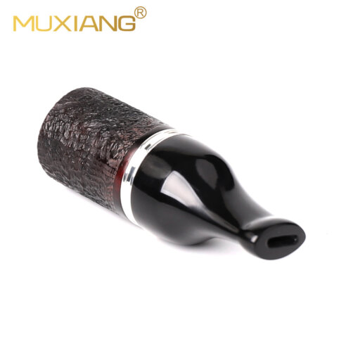 Sandblasted Briar Cigar Mouthpiece