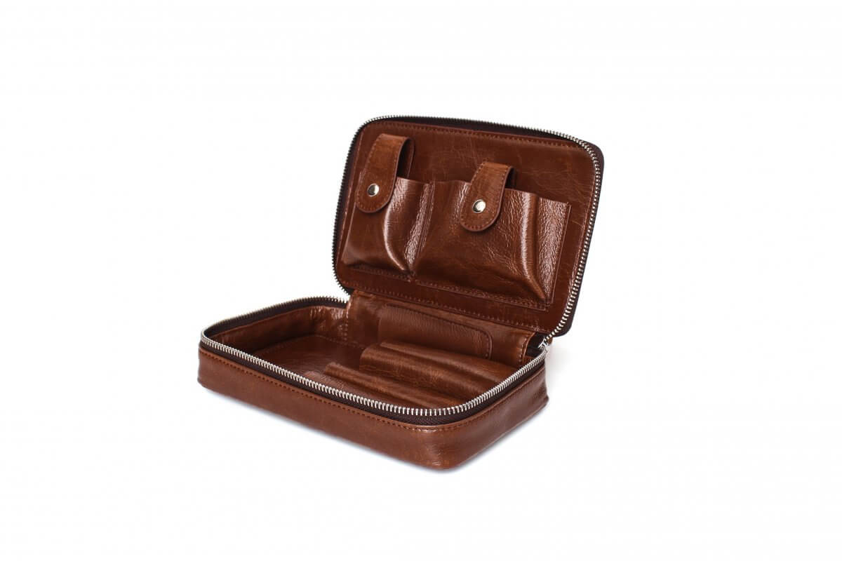 Leather Cigar Case size
