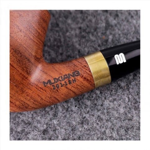 Modern Rosewood Curved Smoking Pipe - immagine 5