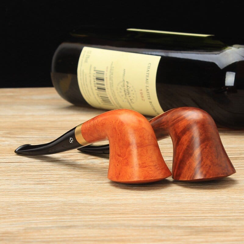 MUXIANG Classic Briar Wood Pipe Acrylic Handmade BeTobacco Pipe Stem  Replacement Smoking Pipe Mouthpieces be0091-be0107 - MUXIANG Pipe Shop