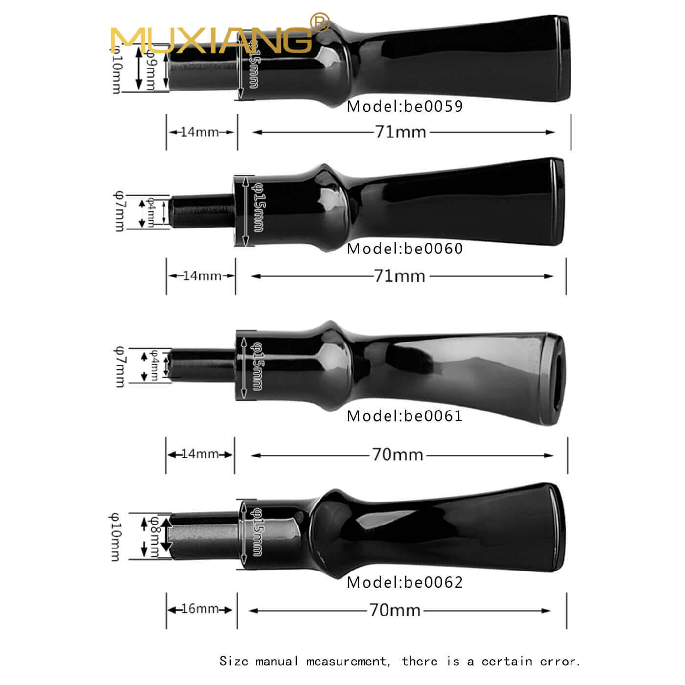 4pcs(be0059+be0060+be0061+be0062)
