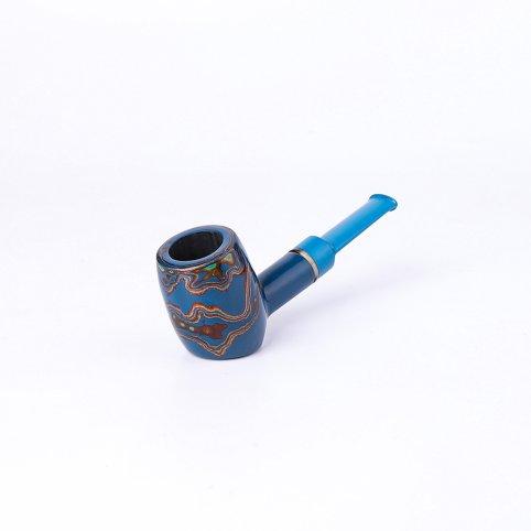 Handmade Blue Tobacco Pipe Gift Set – Bild 8