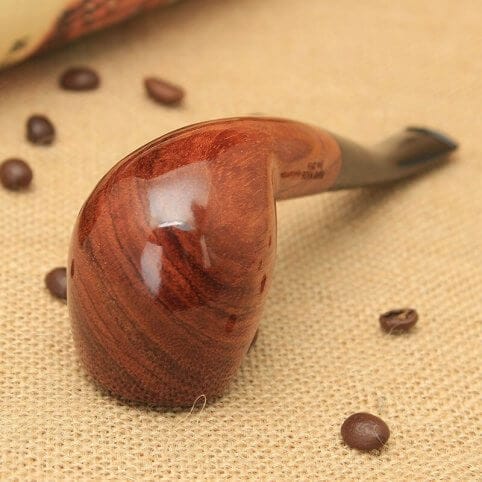 RU-MUXIANG Handmade Kevazingo Wood Tobacco Pipes Acrylic Mouthpiece Fits for 3mm Filter 10 Tools Kit ad0035 - immagine 4