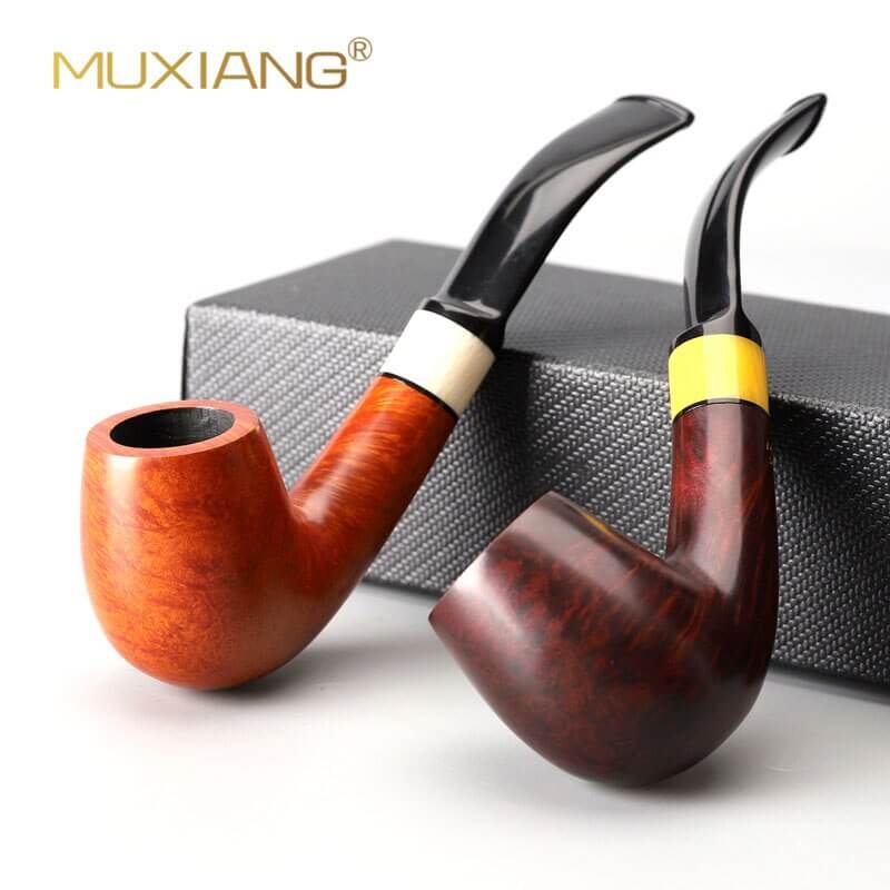 ·ξ Smoker Briar Pipes Wooden Tobacco Pipes Real Handmade With Free Smoking  Tools Fit 9mm