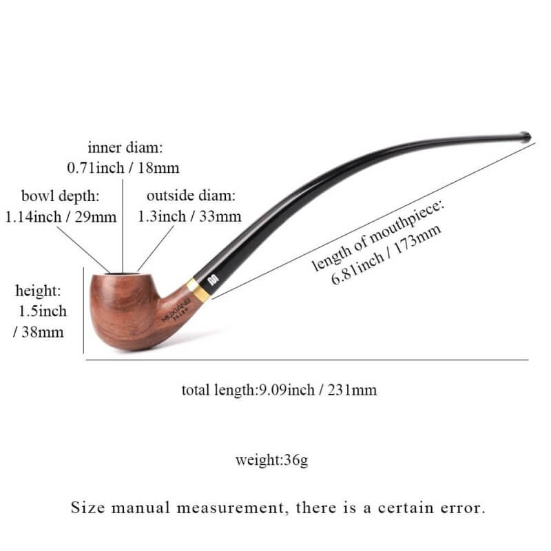 Wooden Tobacco Pipe