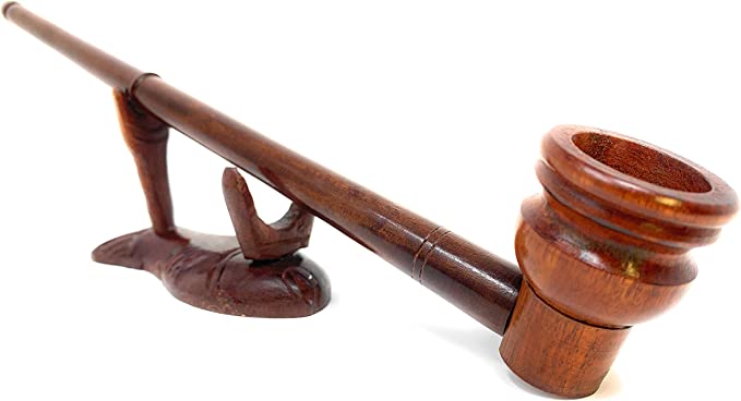 Двойное кольцо широкая чаша Churchwarden табачная трубка дерево экстра длинный волшебник Гэндальф хоббит 11 дюймов