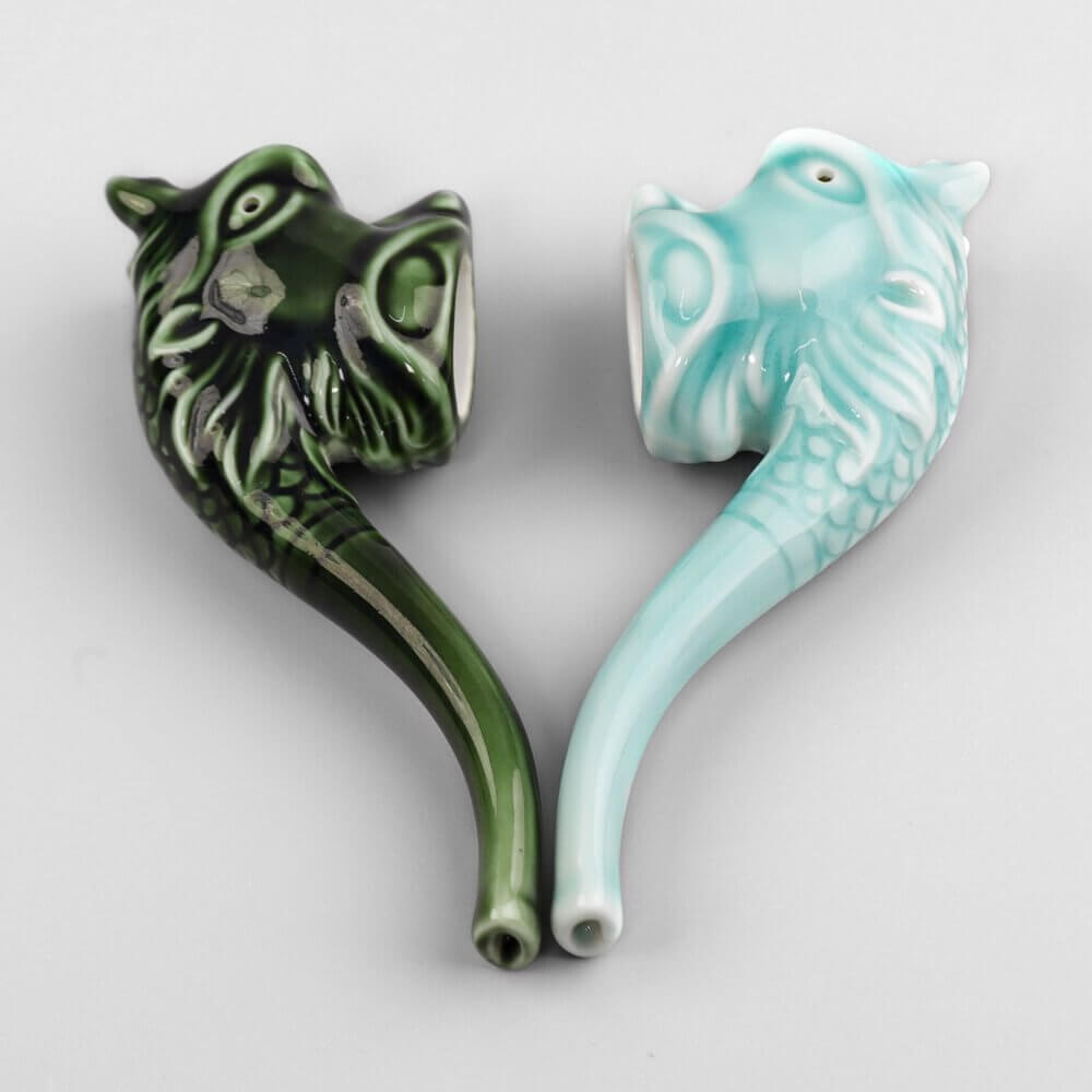 Dragon Head ceramic pipe weed