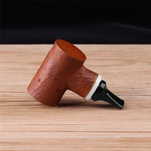 Pipa a stelo corto in legno