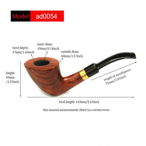 Old School Tobacco Pipe - immagine 5