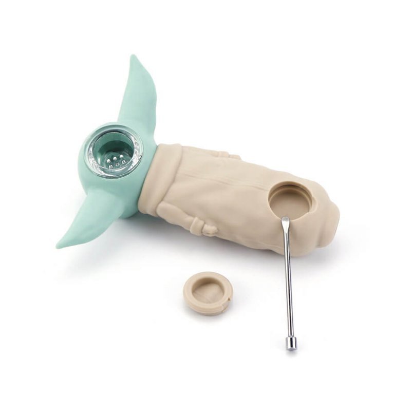 pipa da fumo in silicone