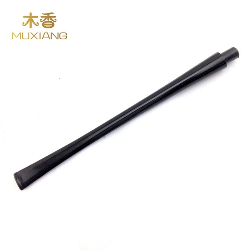  Tobacco Pipe Stem Replacement Black Bent Saddle Mouthpiece Fit  3mm Filters BE0061 : Health & Household
