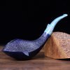 Sandblasted Blue Whale Pipe