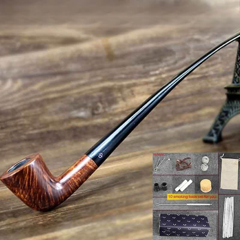 Long Stem Imported Briar Wood Gandalf Tobacco Pipe