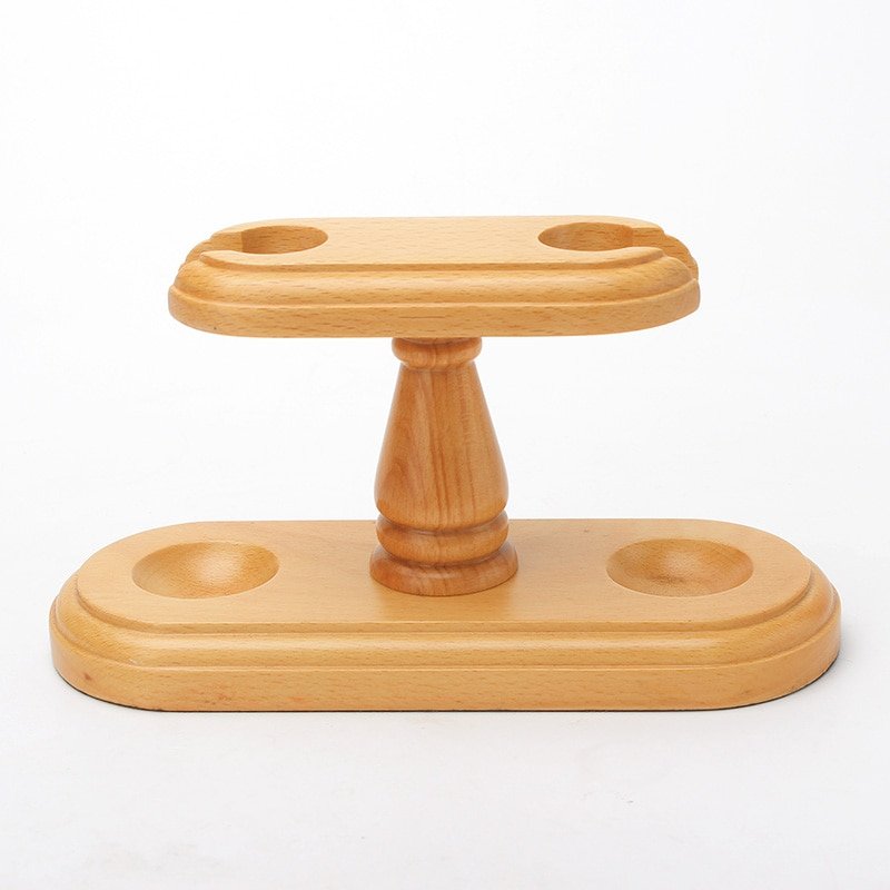 Tobacco Pipe Stand Pipe Rack for 3 Pipes Pipe Holder Handmade From Solid  Wood Pipe Rest Personalised Stand With Custom Engraving 