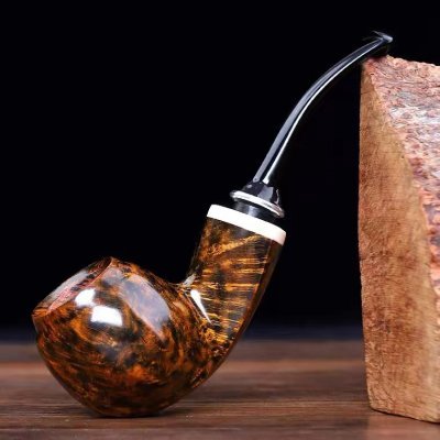 handmade wood pipe
