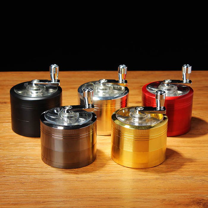 4 Layer Hand Crank Herb Grinder