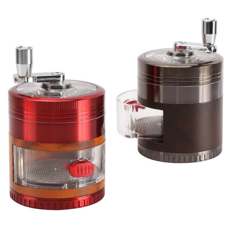 63MM Height Groove Grinder Grinding With HoneypuffLogo Aluminum Herb Grinder  With Gift Box Metal Tobacco Grinder For Herb From Mrsmokingbruce, $8.65