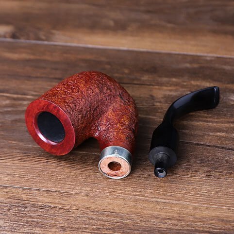 Sandblasted Sherlock Holmes Tobacco Pipe