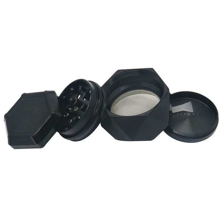 Moedor de erva de 60mm em forma de diamante