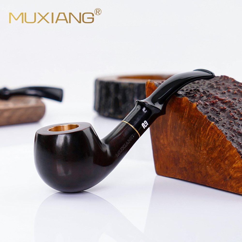 Briar Wooden Tobacco Pipe Smoking Herb Grinder Smoke Pipes Briar Bent  Tobacco Wood Pipe For Smoking Accessories Erliao - Tobacco Pipes &  Accessories - AliExpress