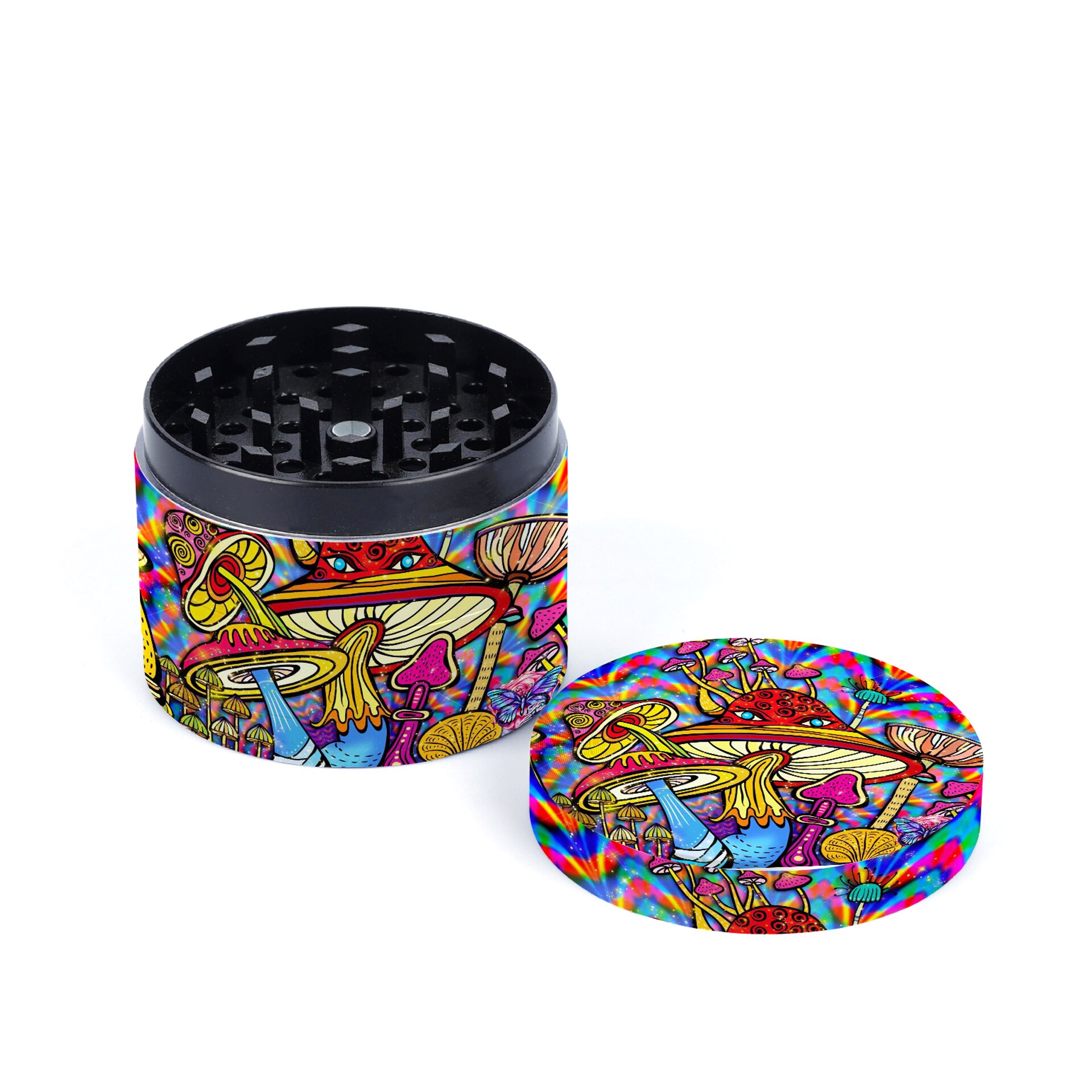 Wholesale Cute tobacco Grinder With Mushroom Pattern - MUXIANG Pipe Shop